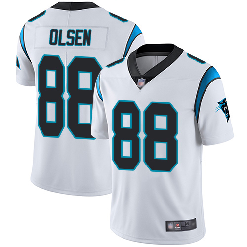 Carolina Panthers Limited White Men Greg Olsen Road Jersey NFL Football #88 Vapor Untouchable